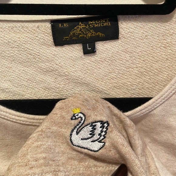 Le Mont S’Michel beige striped sweater in a large - Picture 2 of 3